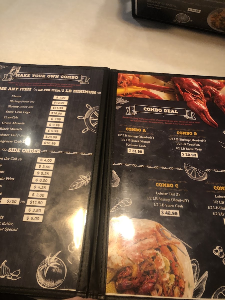 Menu Crab Du Jour Uncc Cajun Seafood & Bar-10