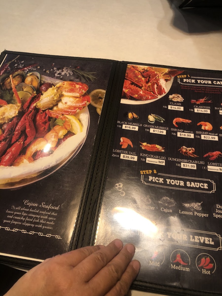 Menu Crab Du Jour Uncc Cajun Seafood & Bar-7