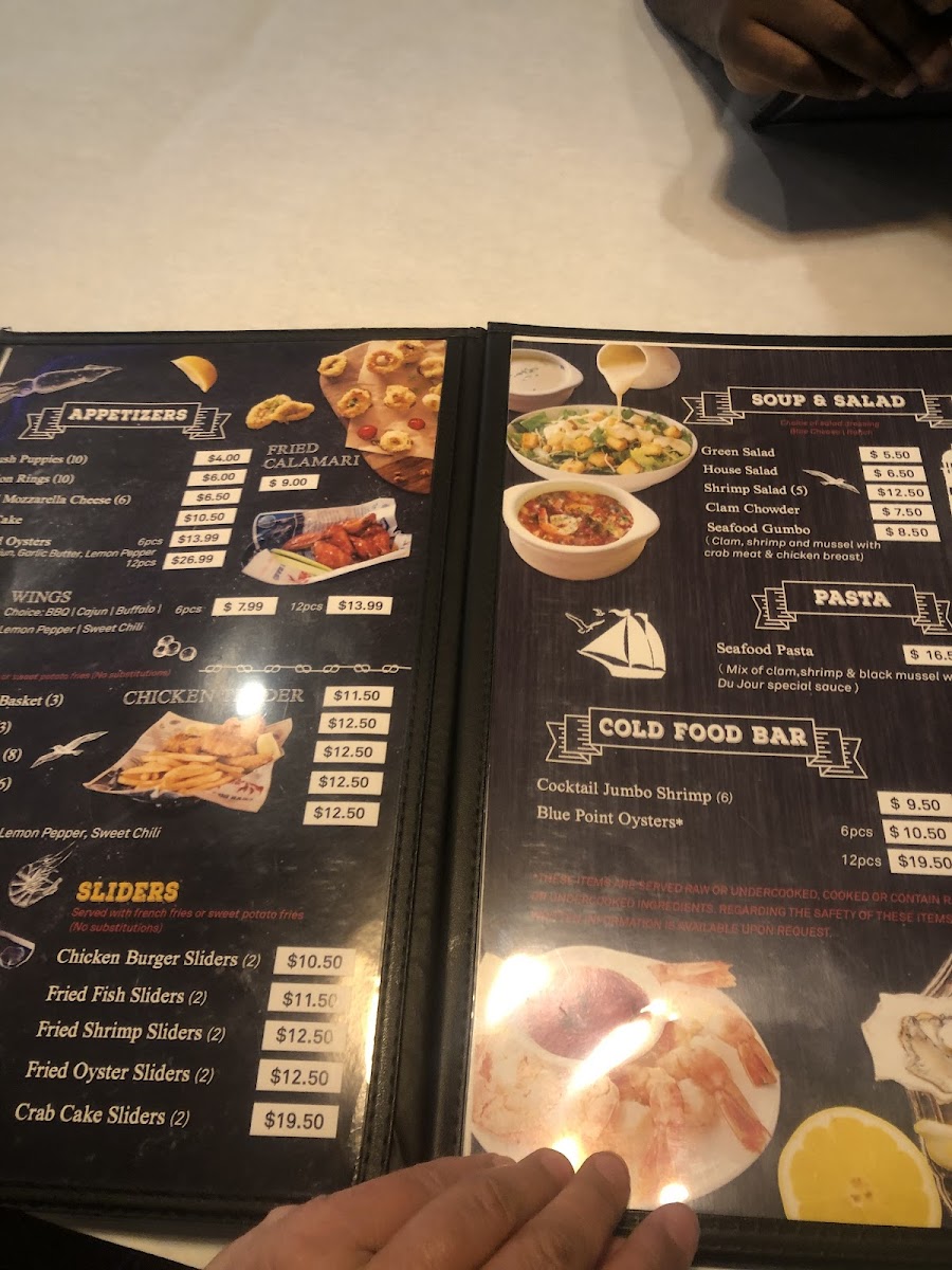 Menu Crab Du Jour Uncc Cajun Seafood & Bar-8