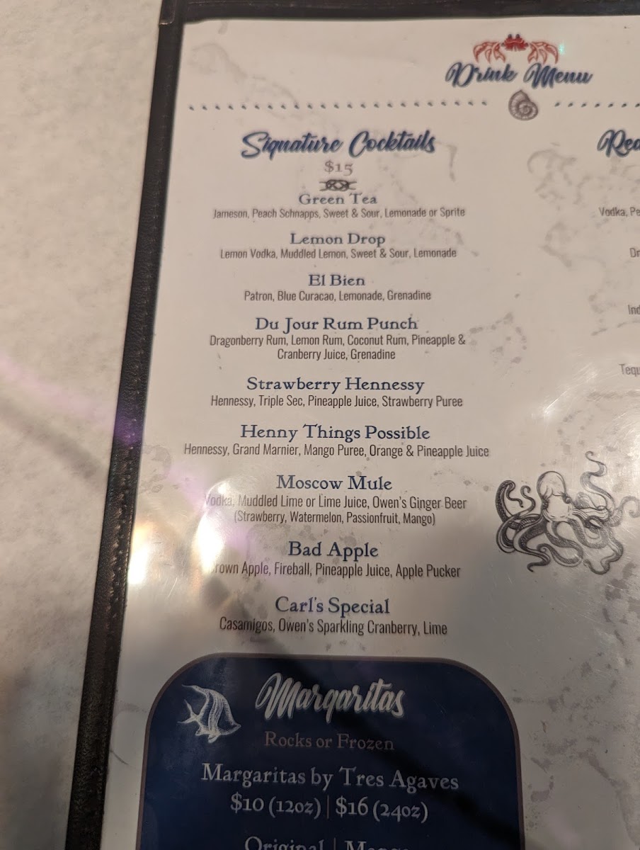 Menu Crab Du Jour Uncc Cajun Seafood & Bar-9